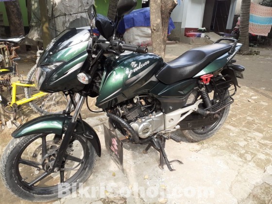 Bajaj pulsar 2016 model army colour